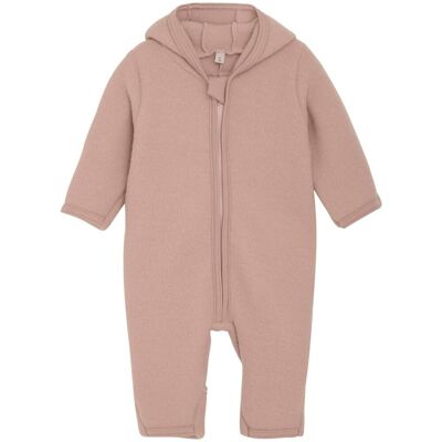 HUTTEliHUT Ullfleecedress med ører, Mahogany Rose (86) 86 HUTTEliHUT Ullfleecedress med ører, Mahogany Rose (86) 86