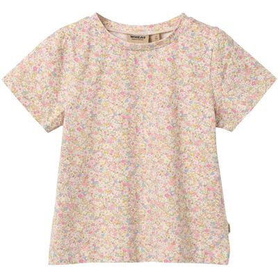 Wheat Manna t-skjorte til barn, Blush Flower Meadow (122) 122 Wheat Manna t-skjorte til barn, Blush Flower Meadow (122) 122