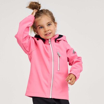 Reima Vantti softshelljakke til barn og baby, Soft Coral (98) 98 Reima Vantti softshelljakke til barn og baby, Soft Coral (98) 98