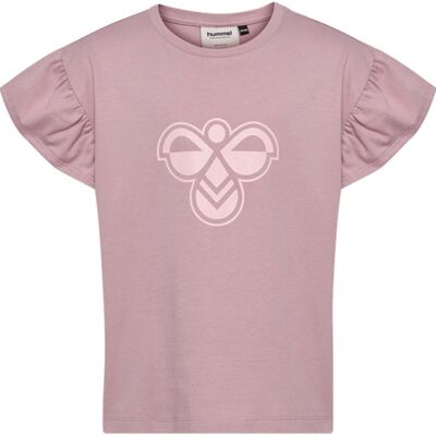 Hummel Hmljr Ruffle t-skjorte til barn, Sea Fog (158/164) 158/164 Hummel Hmljr Ruffle t-skjorte til barn, Sea Fog (158/164) 158/164