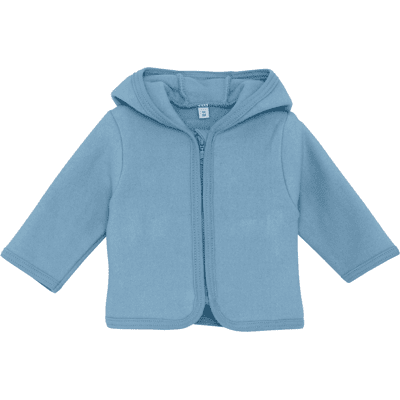 Huttelihut jakke i bomullsfleece, Windward Blue (92) 92 Huttelihut jakke i bomullsfleece, Windward Blue (92) 92