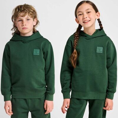 Hummel Clean hettegenser til barn, Dark Green (110) 110 Hummel Clean hettegenser til barn, Dark Green (110) 110