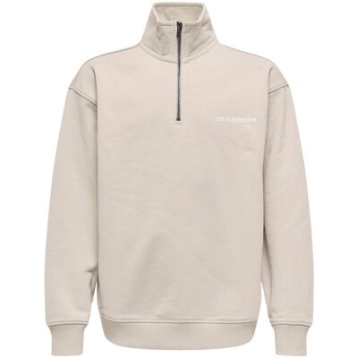 Only & Sons Osjles half-zip genser til barn, Silver Lining (158/164) 158/164 Only & Sons Osjles half-zip genser til barn, Silver Lining (158/164) 158/164
