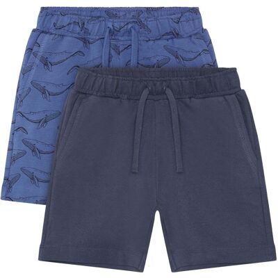 Minymo 2-pack shorts til barn, Dutch Blue (92) 92 Minymo 2-pack shorts til barn, Dutch Blue (92) 92