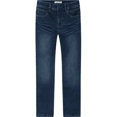 Name It Nkmsilas jeans til barn m/fleece, Dark Blue Denim (134) 134 Name It Nkmsilas jeans til barn m/fleece, Dark Blue Denim (134) 134