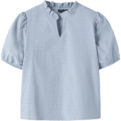 LMTD Nlfbibby kortermet bluse til barn, Kentucky Blue (134/140) 134/140 LMTD Nlfbibby kortermet bluse til barn, Kentucky Blue (134/140) 134/140