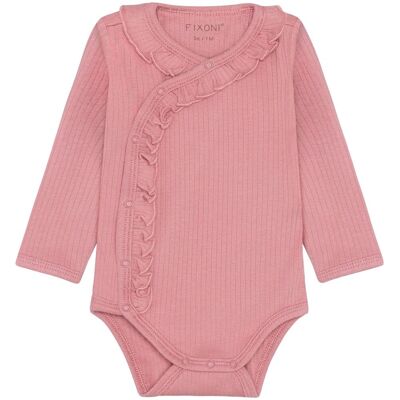 Fixoni Rib omslagsbody, Dusty Rose (68) 68 Fixoni Rib omslagsbody, Dusty Rose (68) 68