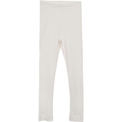 MinyMo ribb leggings til barn, Seedpearl (104) 104 MinyMo ribb leggings til barn, Seedpearl (104) 104
