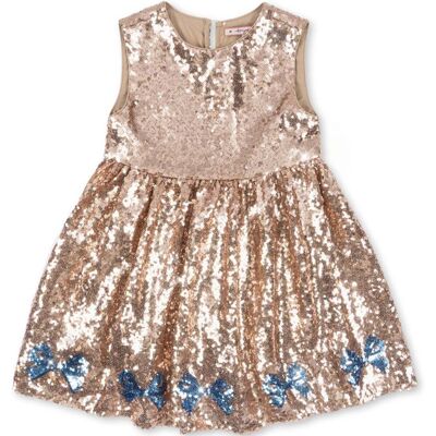 Konges Sløjd Starla Sequin kjole til barn, Brazillian Sand (4 år) 4 år Konges Sløjd Starla Sequin kjole til barn, Brazillian Sand (4 år) 4 år