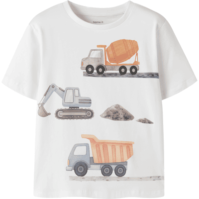 Name It Nmmjavol t-skjorte til småbarn, Bright White (104) 104 Name It Nmmjavol t-skjorte til småbarn, Bright White (104) 104