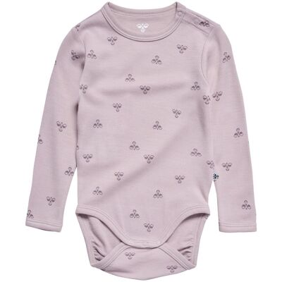 Hummel Hmlmini body i ull/viskose, Cloud Gray (80) 80 Hummel Hmlmini body i ull/viskose, Cloud Gray (80) 80