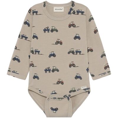 Minymo body i viskose, Feather Gray (74) 74 Minymo body i viskose, Feather Gray (74) 74