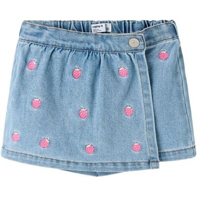 Name It Nmfdiana skort til småbarn, Light Blue Denim (92) 92 Name It Nmfdiana skort til småbarn, Light Blue Denim (92) 92