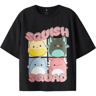 Name It Nkfjixera Squishmallows t-skjorte, Black (110) 110 Name It Nkfjixera Squishmallows t-skjorte, Black (110) 110