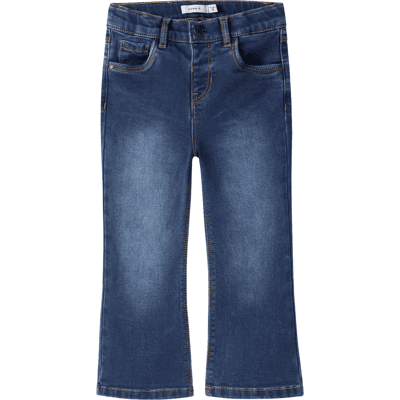 Name It Nmfsalli boot-cut jeans m/fleece, Dark Blue Denim (104) 104 Name It Nmfsalli boot-cut jeans m/fleece, Dark Blue Denim (104) 104