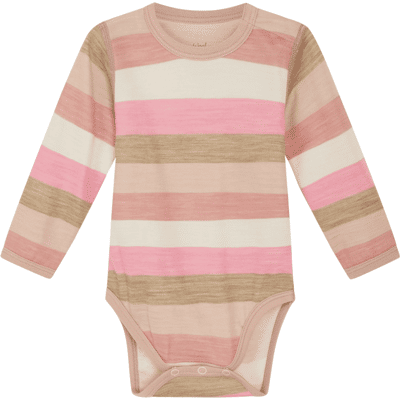 Hust&Claire ull Hust & Claire Baloo body ull/bambus striper, Rose Cloud (68) 68 Hust&Claire ull Hust & Claire Baloo body ull/bambus striper, Rose Cloud (68) 68