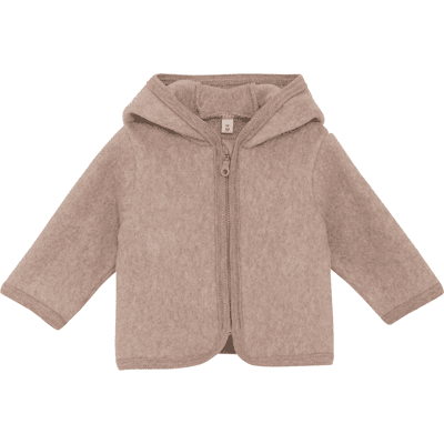 Huttelihut jakke i bomullsfleece, Savannah Melange (104) 104 Huttelihut jakke i bomullsfleece, Savannah Melange (104) 104
