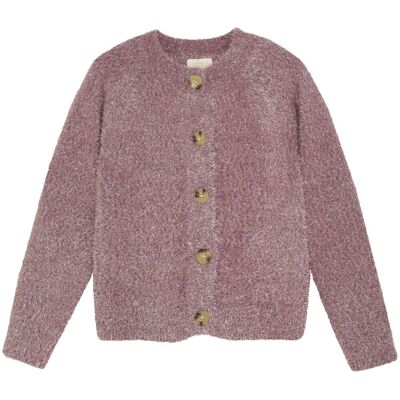 Creamie strikket cardigan til barn, Crushed Berry (104/110) 104/110 Creamie strikket cardigan til barn, Crushed Berry (104/110) 104/110
