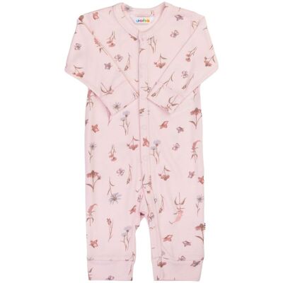 Joha Bloom & Tractor heldress/pyjamas i bambus, Light pink (80) 80 Joha Bloom & Tractor heldress/pyjamas i bambus, Light pink (80) 80