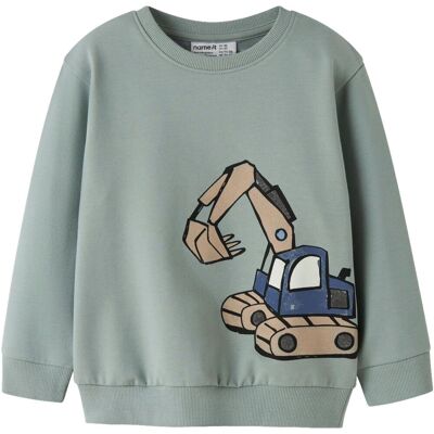 Name It Nmmkark sweatshirt til småbarn, Green Milieu (110) 110 Name It Nmmkark sweatshirt til småbarn, Green Milieu (110) 110