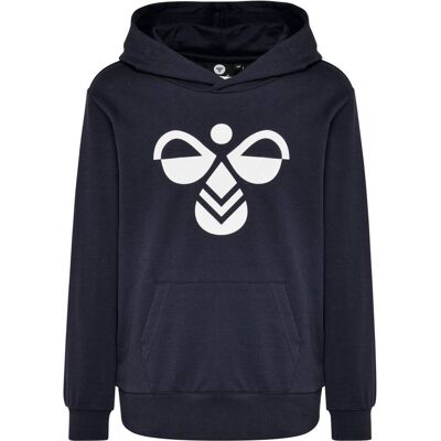 Hummel Cuatro hettegenser til barn, black iris (104) 104 Hummel Cuatro hettegenser til barn, black iris (104) 104