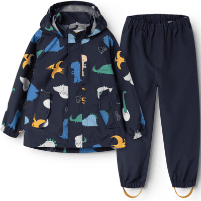 Liewood Pedia regnsett til barn, Dino Roar/Navy (122) 122 Liewood Pedia regnsett til barn, Dino Roar/Navy (122) 122