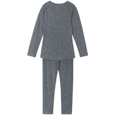 Reima Kids Kinsei Termisk Sett - Melange Grey - Kaldt Vær Klær Reima Kids Kinsei Termisk Sett - Melange Grey - Kaldt Vær Klær