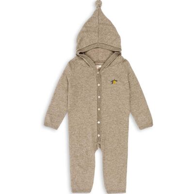 Konges Sløjd Mattou heldress i ull, Light Brown (18 mnd) 18 mnd Konges Sløjd Mattou heldress i ull, Light Brown (18 mnd) 18 mnd