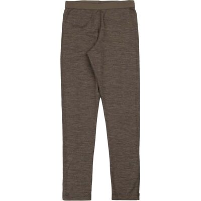Joha leggings i ull/silke til barn, Brown Mel. (150) 150 Joha leggings i ull/silke til barn, Brown Mel. (150) 150