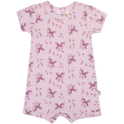 Joha Unicorn & Dino romper i bambus, Pink (70) 70 Joha Unicorn & Dino romper i bambus, Pink (70) 70