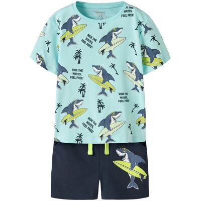 Name It Nmmflaz shorts-sett til småbarn, Limpet Shell (98) 98 Name It Nmmflaz shorts-sett til småbarn, Limpet Shell (98) 98