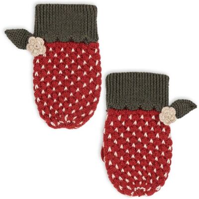 Konges Sløjd Strawberry votter i ull, True Red (2-4 år) 2-4 år Konges Sløjd Strawberry votter i ull, True Red (2-4 år) 2-4 år