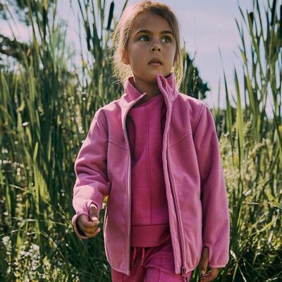 Gullkorn Clover vindfleece jakke til barn, Rosa (86) 86 Gullkorn Clover vindfleece jakke til barn, Rosa (86) 86