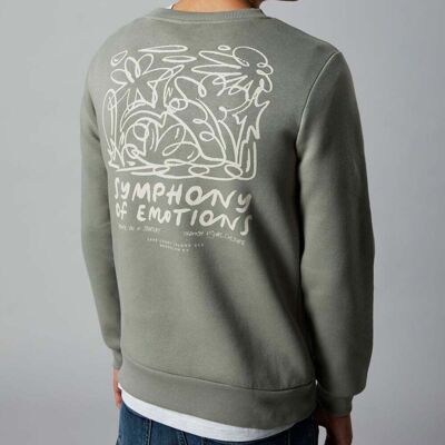 LMTD Nlmnaugust sweatshirt til barn, Shadow (122/128) 122/128 LMTD Nlmnaugust sweatshirt til barn, Shadow (122/128) 122/128