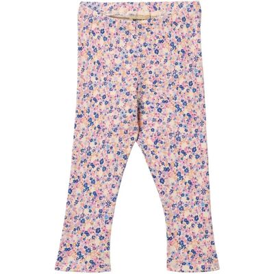 Wheat Jules jersey leggings til baby, Pink Blue Flowers (74) 74 Wheat Jules jersey leggings til baby, Pink Blue Flowers (74) 74
