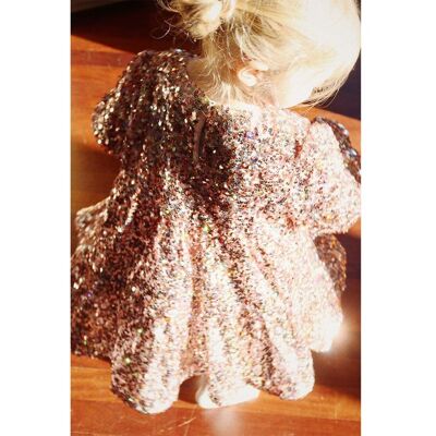 Konges Sløjd Lila paljettkjole til barn, Grey/Rosa (5 år) 5 år Konges Sløjd Lila paljettkjole til barn, Grey/Rosa (5 år) 5 år