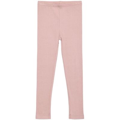 HUTTEliHUT Rib leggings til barn, Pale Mauve (98) 98 HUTTEliHUT Rib leggings til barn, Pale Mauve (98) 98