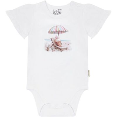 Hust&Claire Hust and Claire Hcbritt Sunny kortermet body, White (74) 74 Hust&Claire Hust and Claire Hcbritt Sunny kortermet body, White (74) 74