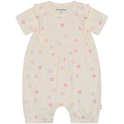 Minymo kortermet romper, Vanilla Ice (68) 68 Minymo kortermet romper, Vanilla Ice (68) 68