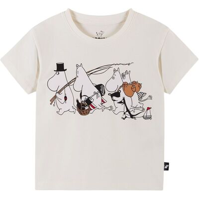 Reima Moomin Gosa t-skjorte til småbarn, Off white (110) 110 Reima Moomin Gosa t-skjorte til småbarn, Off white (110) 110