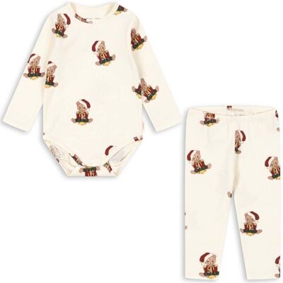 Konges Sløjd body og leggings-sett til baby, Teddybear (3 år) 3 år Konges Sløjd body og leggings-sett til baby, Teddybear (3 år) 3 år