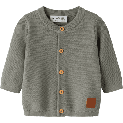 Name It Nbmjeffrey cardigan til baby, Shadow (62) 62 Name It Nbmjeffrey cardigan til baby, Shadow (62) 62