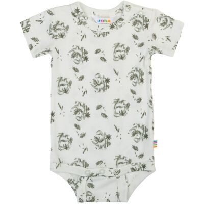 Joha Unicorn & Dino kortermet body i bambus, Mint (100) 100 Joha Unicorn & Dino kortermet body i bambus, Mint (100) 100