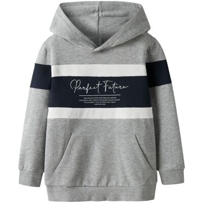 Name It Nkmpnallon hettegenser til barn, Grey Melange (116) 116 Name It Nkmpnallon hettegenser til barn, Grey Melange (116) 116