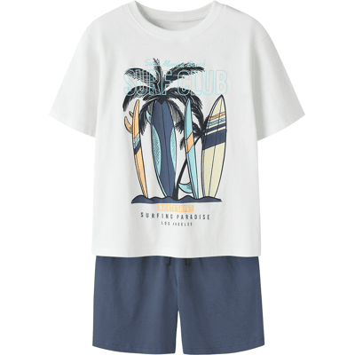 Name It Nkmvigor shorts-sett til barn, Bright White (122) 122 Name It Nkmvigor shorts-sett til barn, Bright White (122) 122