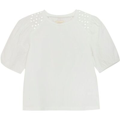 Creamie Lace t-skjorte til barn, Cloud (104) 104 Creamie Lace t-skjorte til barn, Cloud (104) 104
