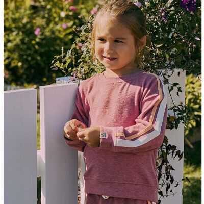 Gullkorn Dunit sweatshirt til barn, Rosa (116) 116 Gullkorn Dunit sweatshirt til barn, Rosa (116) 116
