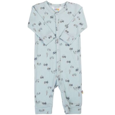 Joha Bloom & Tractor heldress/pyjamas i bambus, Light blue (100) 100 Joha Bloom & Tractor heldress/pyjamas i bambus, Light blue (100) 100