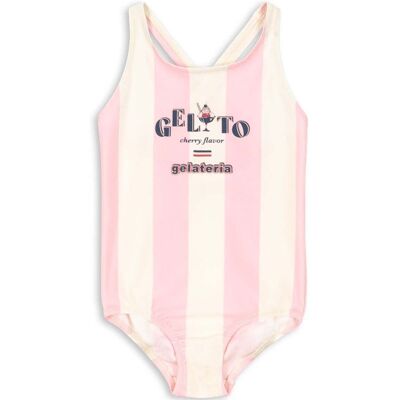 Konges Sløjd Pomia badedrakt, Candy Rose Stripe (2 år) 2 år Konges Sløjd Pomia badedrakt, Candy Rose Stripe (2 år) 2 år