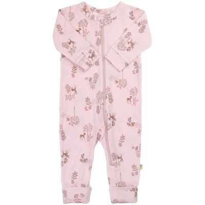 Joha heldress/pyjamas i ull/silke, Lt. pink (100) 100 Joha heldress/pyjamas i ull/silke, Lt. pink (100) 100